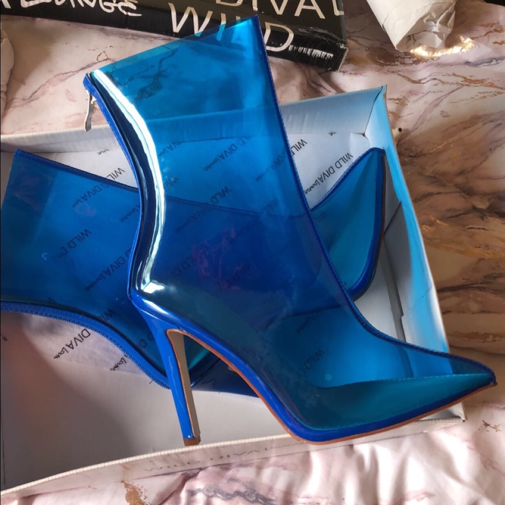 Transparent Stiletto Boots